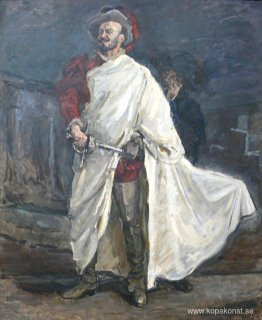 Sångaren Francisco d'Andrade som Don Giovanni i Mozarts opera Sångaren Francisco d'Andrade som Don Giovanni i Mozarts opera