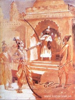Sri Rama bryter bågen Sri Rama bryter bågen