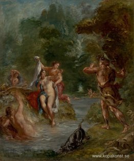 Sommaren Diana överraskad av Actaeon Sommaren Diana överraskad av Actaeon