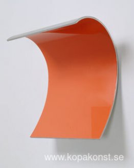 Liten böjd monokrom målning Liten böjd monokrom målning