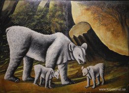 Björn med sina ungar Björn med sina ungar