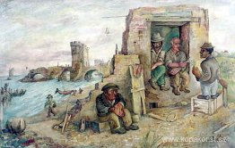 Färja i East-River Färja i East-River