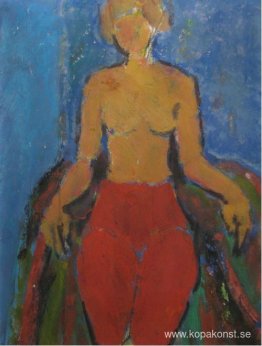 Nud in fotoliu Nud in fotoliu