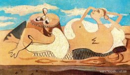 Naken Liggande på piedestalen Naken Liggande på piedestalen