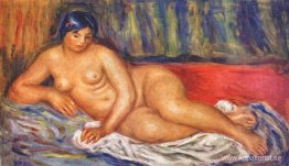 Naken flicka liggande Naken flicka liggande