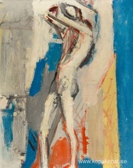 Stående manlig naken, Unterengstringen Stående manlig naken, Unterengstringen