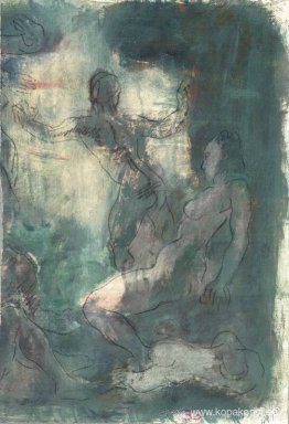 Nakenfigurer i ett rum Nakenfigurer i ett rum