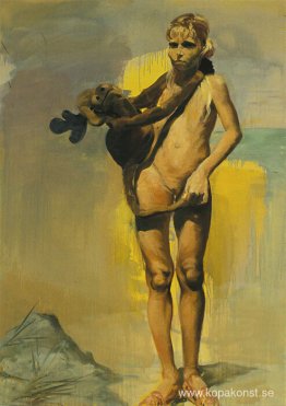 Flicka med docka Flicka med docka