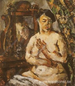 Kvinnan framför en spegel Kvinnan framför en spegel