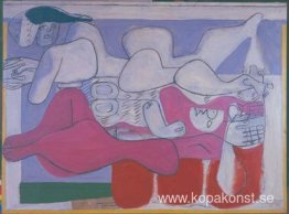 Deux femmes étendues Deux femmes étendues