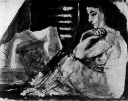 Sovande man och sittande kvinna Sovande man och sittande kvinna