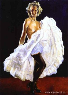 Dansare av franska Cancan Dansare av franska Cancan