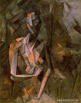 Sittande kvinnlig naken Sittande kvinnlig naken