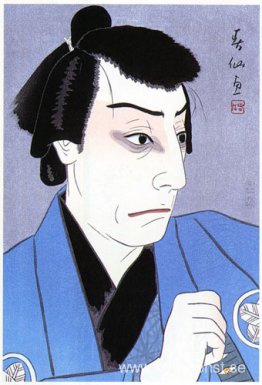 Ichikawa Ebiso som Hayano Kanpei i Chushingura Ichikawa Ebiso som Hayano Kanpei i Chushingura