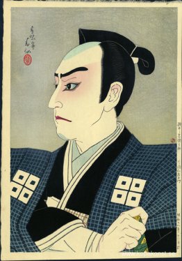 Kitaoka Nizaemon som Wakasanosuke i Chushingura Kitaoka Nizaemon som Wakasanosuke i Chushingura