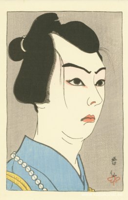 Uzaemon i rollen som Shirai Gonpachi Uzaemon i rollen som Shirai Gonpachi