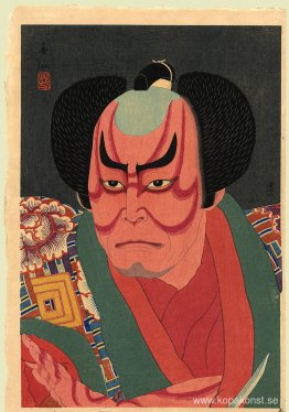 Studie av skådespelaren Nakamura Kichiemon som Otokonosuke Studie av skådespelaren Nakamura Kichiemon som Otokonosuke