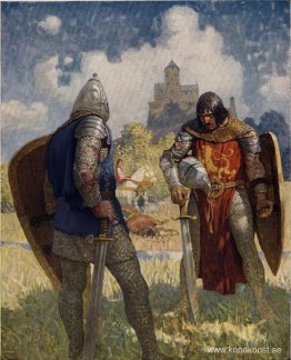 Jag är Sir Launcelot du Lake, kung Bans son till Benwick och rid Jag är Sir Launcelot du Lake, kung Bans son till Benwick och rid