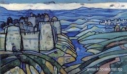 Norrlandskap med fästning Norrlandskap med fästning