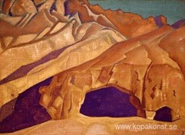 Stenar med buddhistiska grottor Stenar med buddhistiska grottor