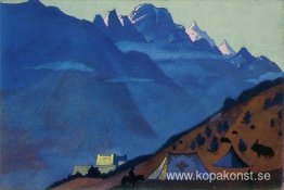 Tibetiskt läger. Keilang. Tibetiskt läger. Keilang.