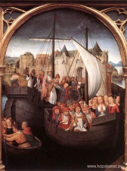 The Departure of Saint Ursula från Basel, panel från The Reliqua The Departure of Saint Ursula från Basel, panel från The Reliqua