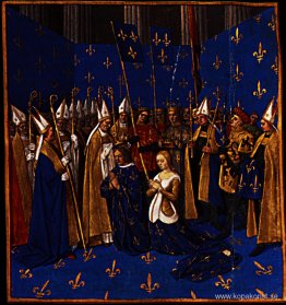 Kröning av Ludvig VIII och Blanche av Kastilien i Reims Kröning av Ludvig VIII och Blanche av Kastilien i Reims