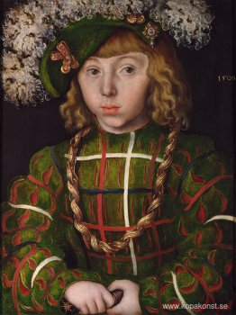 Porträtt av Johann Friederich I den storsint, kurfursten av Sach Porträtt av Johann Friederich I den storsint, kurfursten av Sach