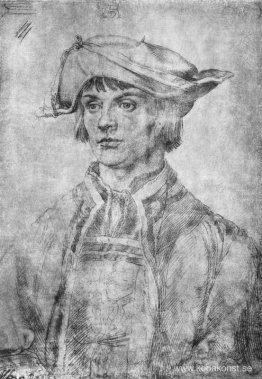 Porträtt av Lukas van Leyden Porträtt av Lukas van Leyden