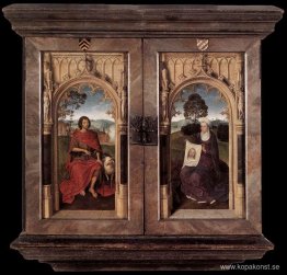 Triptyk av Jan Floreins stängd Triptyk av Jan Floreins stängd