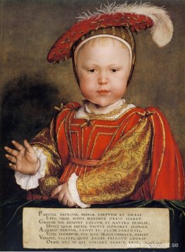 Porträtt av Edward VI som barn Porträtt av Edward VI som barn