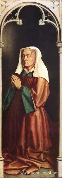 Isabella Borluut, panel från Gents altartavla Isabella Borluut, panel från Gents altartavla