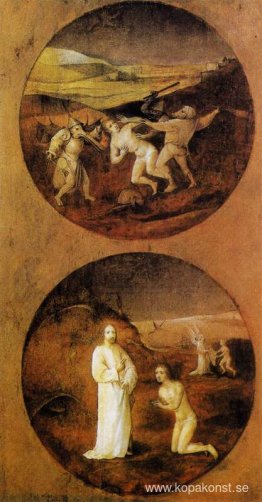 Mänskligheten besatt av djävlar (baksidan av Noah-panelen) Mänskligheten besatt av djävlar (baksidan av Noah-panelen)