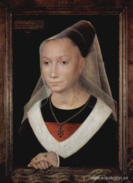 Porträtt av en ung kvinna Porträtt av en ung kvinna