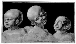 Tre barnhuvuden Tre barnhuvuden