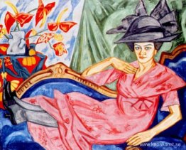 Dam i rosa (konstnärens syster Anna Rozanova) Dam i rosa (konstnärens syster Anna Rozanova)