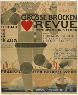Affisch för Great Bridge Revue (Große Brücken Revue) Affisch för Great Bridge Revue (Große Brücken Revue)