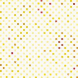 Répartition aléatoire du rouge au jaune suivant progression... Répartition aléatoire du rouge au jaune suivant progression...