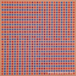 Vibration av röd-blå intilliggande, lila bakgrund Vibration av röd-blå intilliggande, lila bakgrund