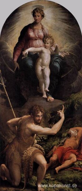 Madonna och barn med St. John och St. Jerome Madonna och barn med St. John och St. Jerome