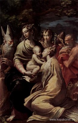 Madonna och barn med heliga Madonna och barn med heliga