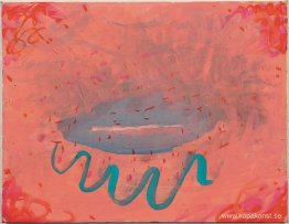 Utan titel (Läppar med turkos) Utan titel (Läppar med turkos)