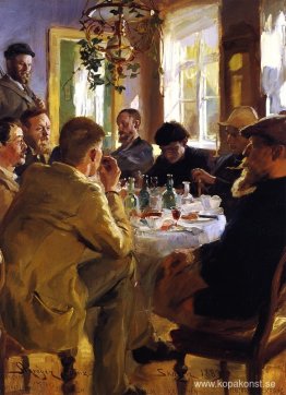 Konstnärslunch i Skagen Konstnärslunch i Skagen