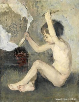 Barn med krona Barn med krona