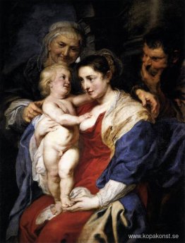 Den heliga familjen med St. Anne Den heliga familjen med St. Anne