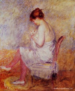 Kvinna i en Chemise Kvinna i en Chemise