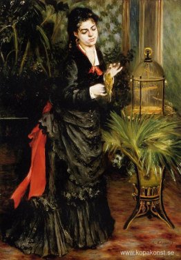 Kvinna med en papegoja (Henriette Darras) Kvinna med en papegoja (Henriette Darras)