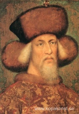 Porträtt av kejsar Sigismund av Luxemburg Porträtt av kejsar Sigismund av Luxemburg