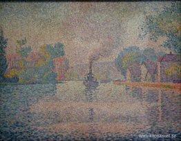 L'Hirondelle Steamer på Seine L'Hirondelle Steamer på Seine