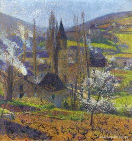 Labastide på våren bakom Presbytere Labastide på våren bakom Presbytere